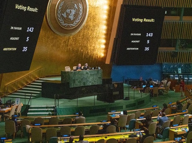 Генассамблея ООН приняла резолюцию с осуждением референдумов - «Новости России»