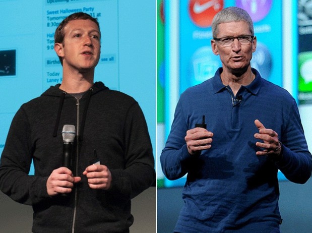 Тим Кук и Марк Цукерберг публично нападают друг на друга. Чем грозит конфликт корпораций - «Новости России»